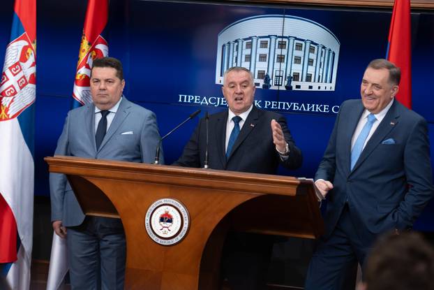 Predsjednik Republike Srpske Milorad Dodik održao je u Banja Luci konferenciju za medije 