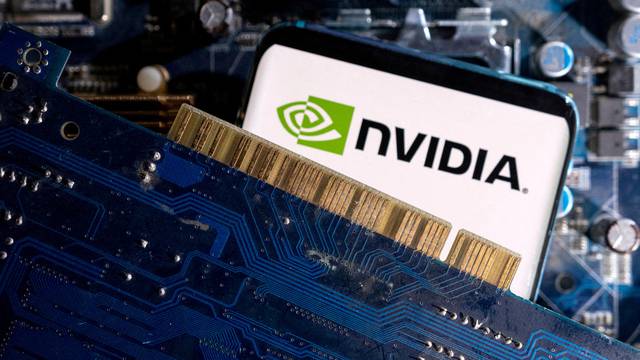 FILE PHOTO: Illustration shows NVIDIA logo