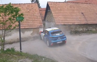 VIDEO Procurila snimka nesreće s WRC-a u Hrvatskoj: Mađarski dvojac zabio se u kuću...