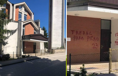Grafitima su oskvrnuli crkvu: Na pročelju su ispisali uvredljive poruke protiv Katoličke Crkve