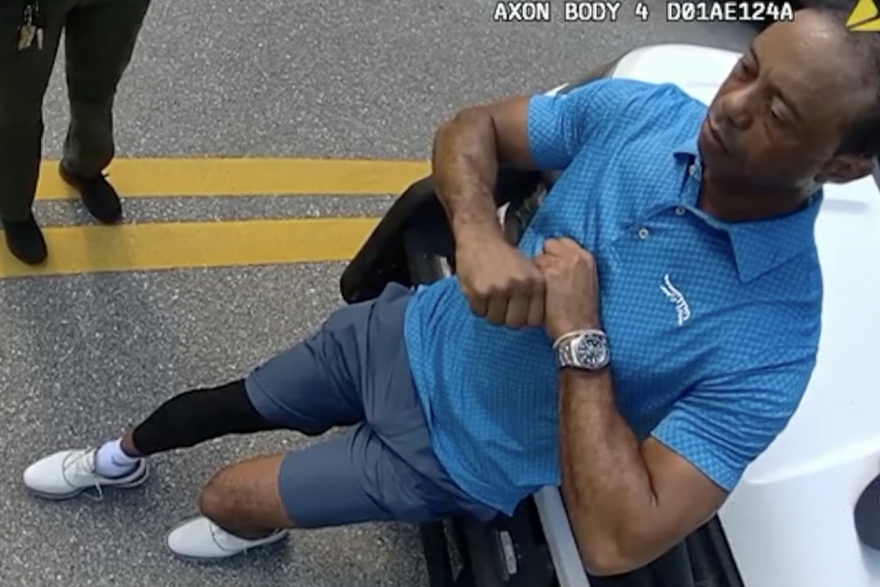 Uhi&cacute;enje Tigera Woodsa zbog vo&zcaron;nje pod utjecajem lijekova.