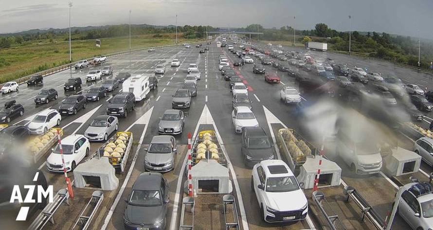 Pojačan promet na cestama, kilometar kolone kod Lučkog