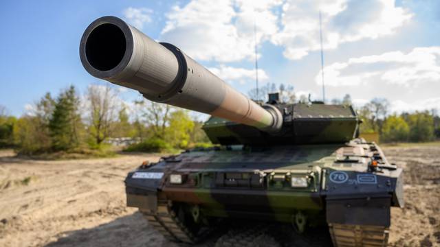 German Army Leopard 2 A7V main battle tank