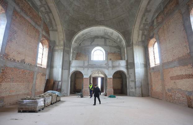 Žažina: Obilazak obnove crkve sv. Nikole i Vida