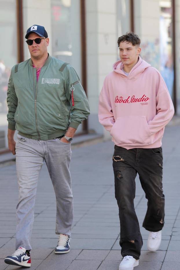 Zagreb: Nikola i Toni Garma prošetali gradom