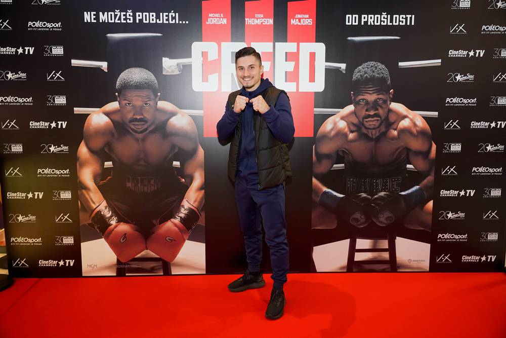 Na premijeri filma 'Creed III' u Zagrebu boksačko natjecanje, poznati su pokazali vještine