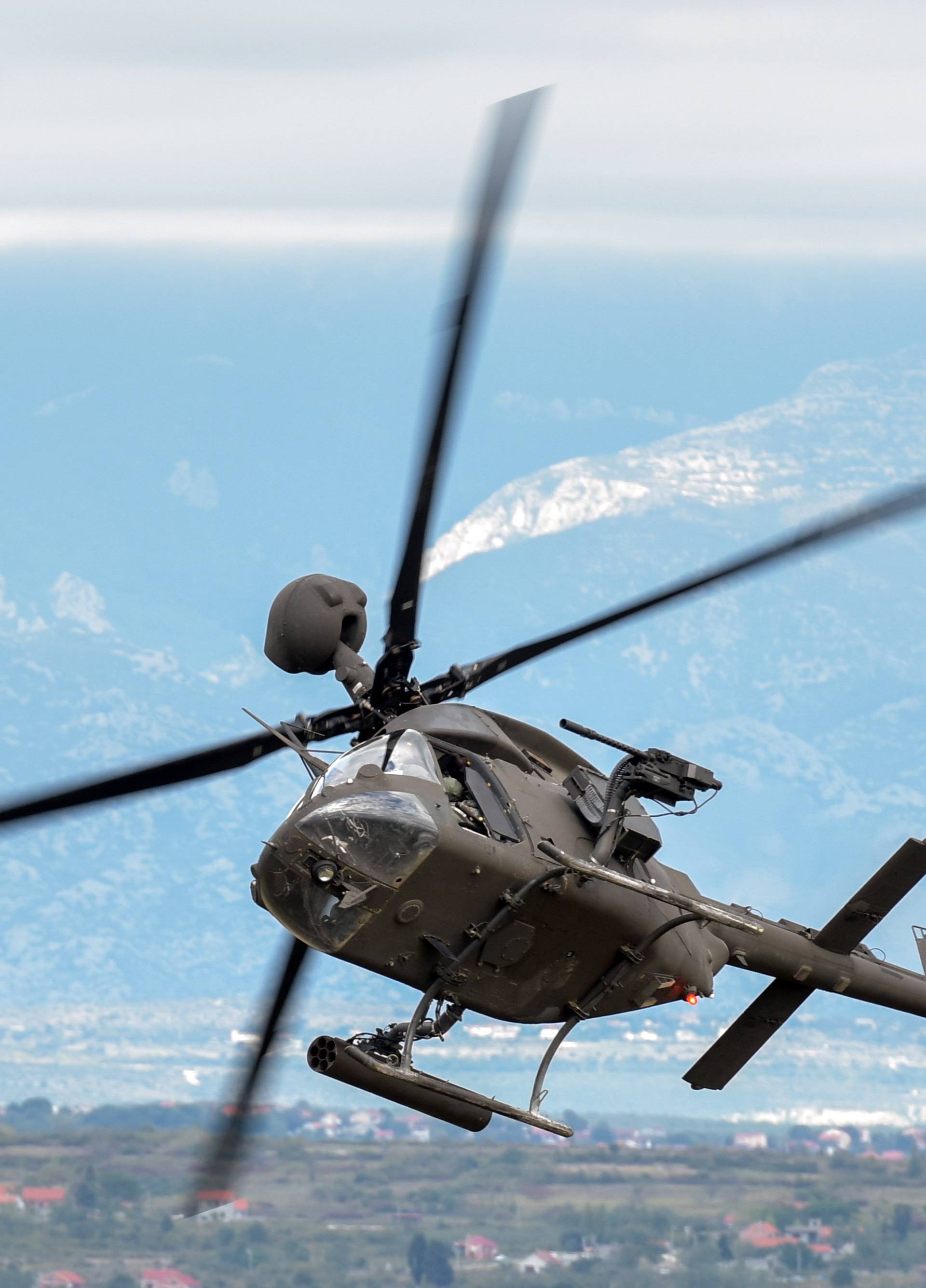 Zadar: Helikopter 58 D Kiowa Warrior Hrvatskog ratnog zrakoplovstva
