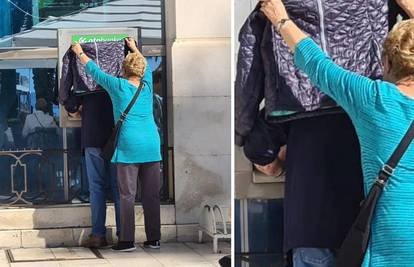 Fotka s bankomata u Dalmaciji izazvala lavinu komentara: 'E, nećete lopovi. Ja čuvam PIN!'