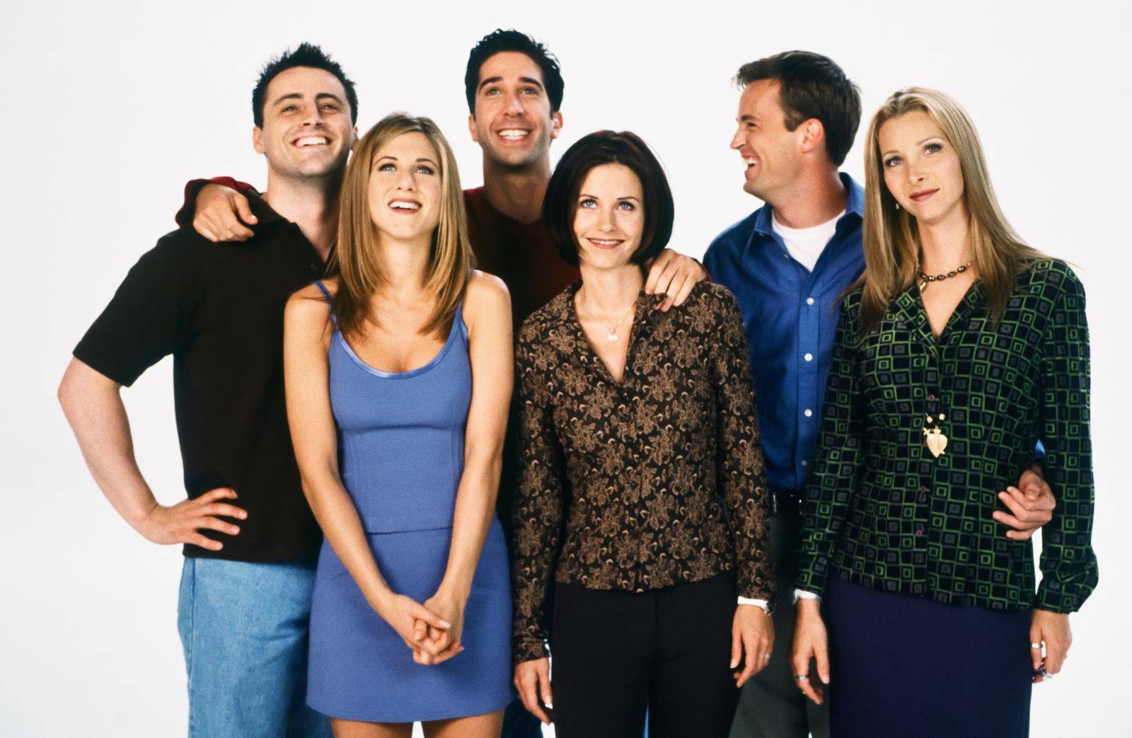 Lisa Kudrow, Jennifer Aniston, Matt LeBlanc, Matthew Perry, Courteney Cox i David Schwimmer