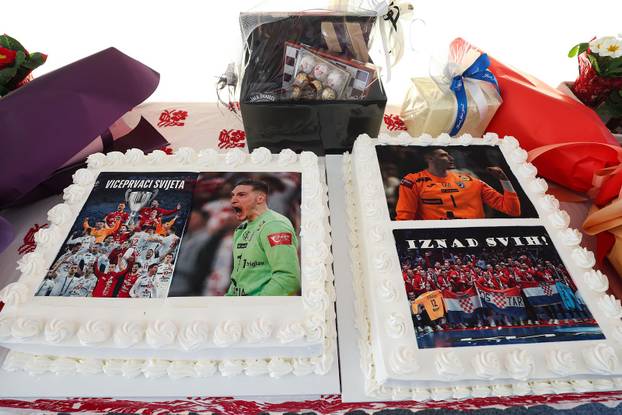 Zagreb: Doček srebrnog rukometaša Dominika Kuzmanovića u općini Brckovljani