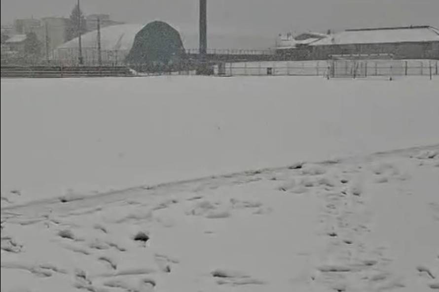 VIDEO Zbog snijega odgodili utakmicu Druge nogometne lige