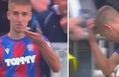 VIDEO Hajdukovog mladog igrača pljunuli na Rujevici?