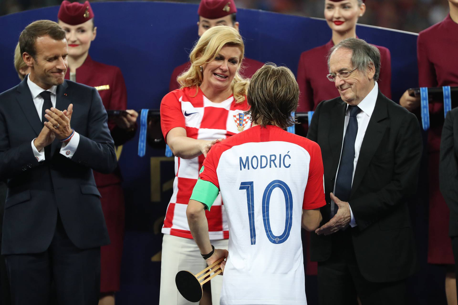 Moskva: Luka Modrić najbolji igrač Svjetskog prvenstva, Mbappe najbolji mladi igrač