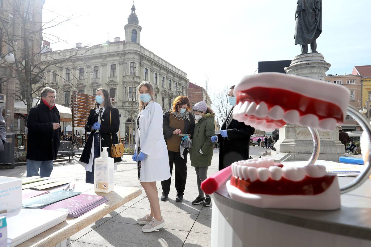 Studenti stomatološkog fakulteta u Zagrebu obilježili Svjetski dan oralnog zdravlja