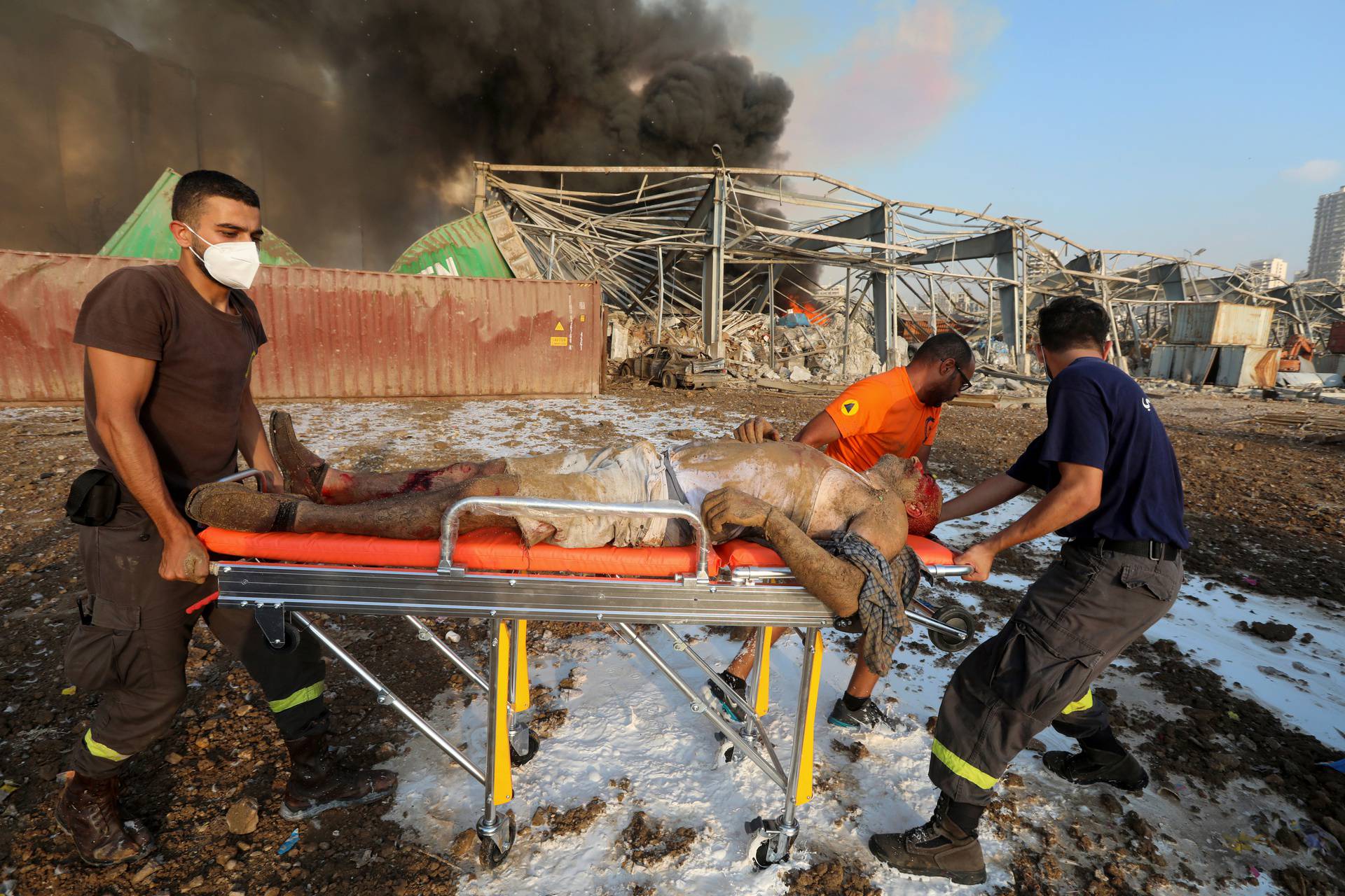A Picture and its Story: How a photographer captured a Beirut rescue