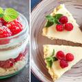 Cheesecake od malina koji se ne peče - isti recept na dva načina