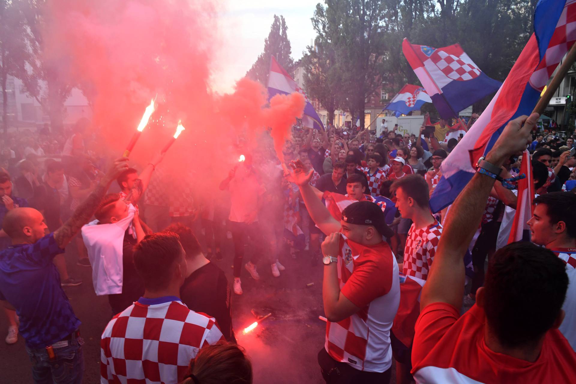 Muenchen: Hrvatski navija?i prate finalnu utakmicu Svjetskog prvenstva 2018