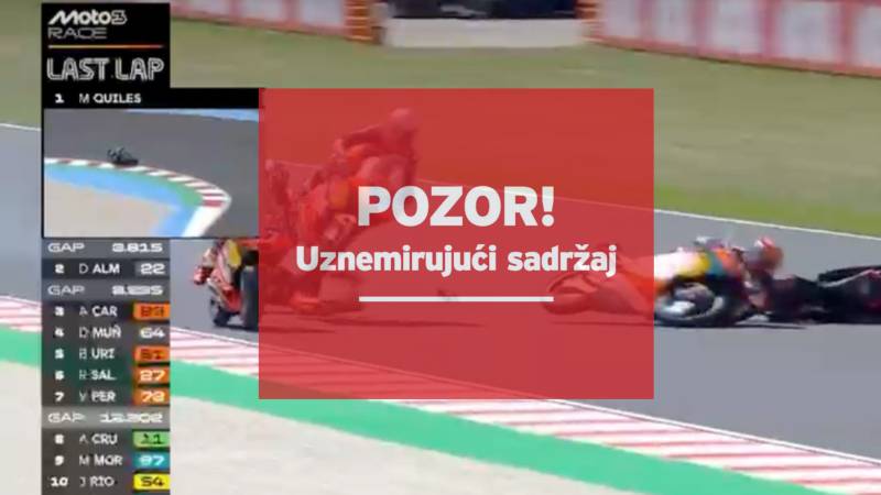 VIDEO Stravičan sudar na Moto3 utrci! Vozač pregazio drugoga