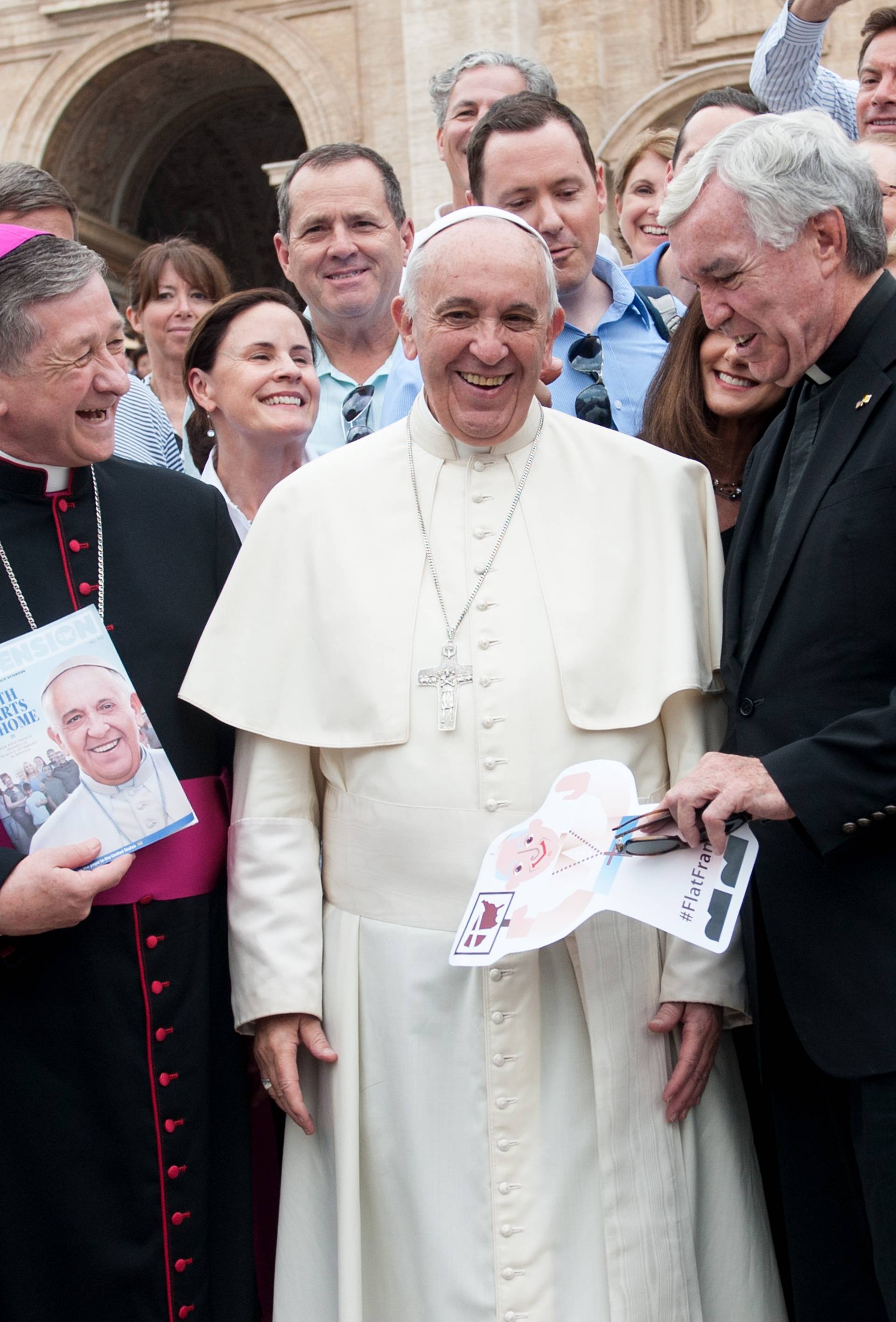 September 2, 2015: Weekly general audience in St. Peter's Square at the Vatican.