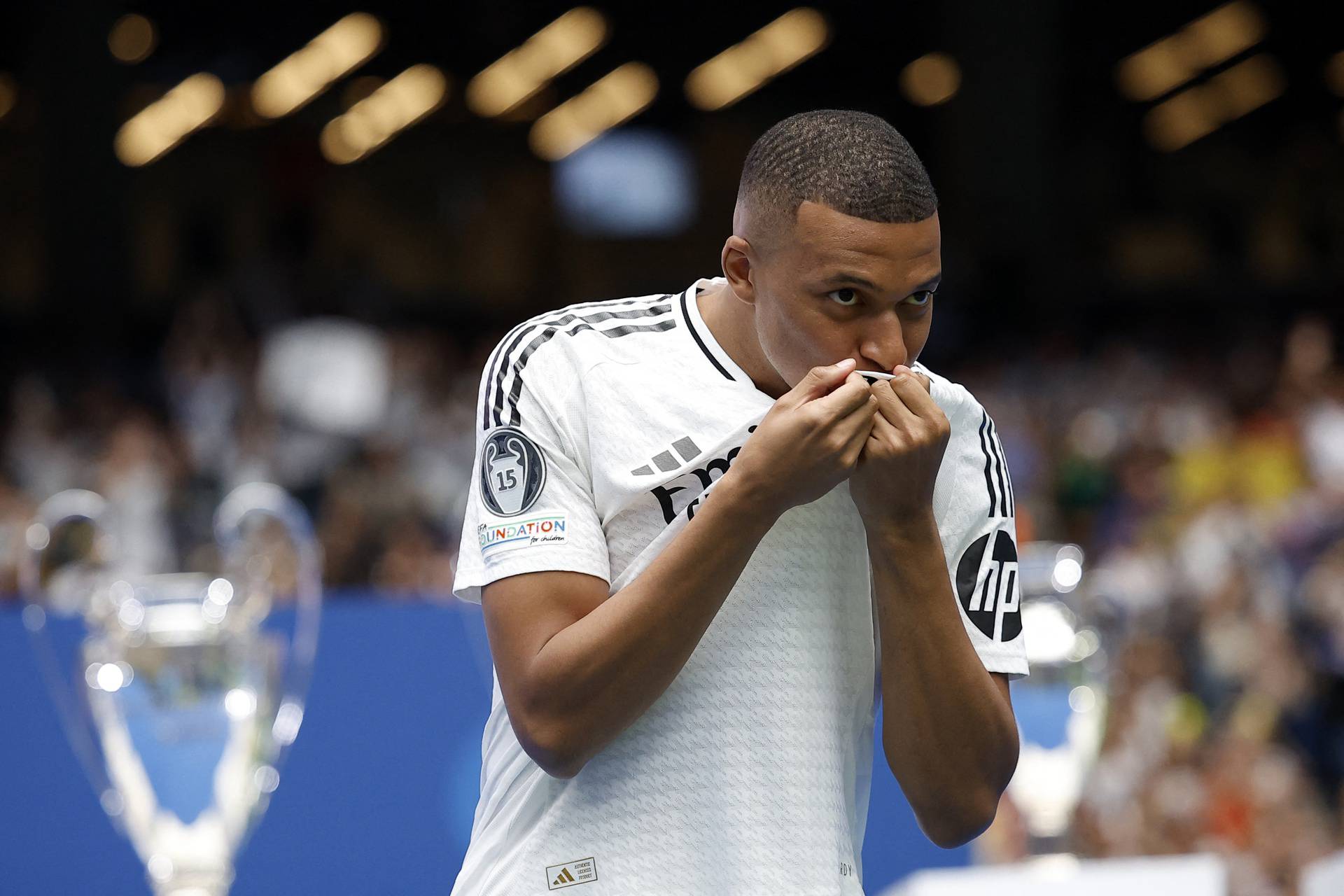 Real Madrid unveil Kylian Mbappe