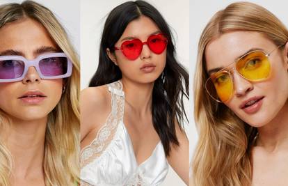 Sunčane naočale u bojama: Od pastelno ljubičaste do crvene