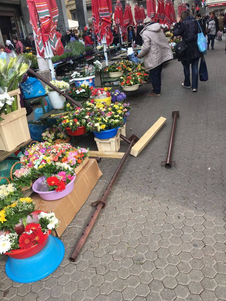 U Zagrebu na čovjeka pao dio konstrukcije, teže je ozlijeđen: 'Sreća da mu nije palo na glavu'