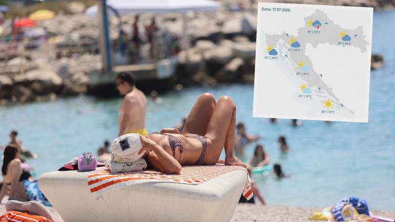 Oglasili upozorenja! Na kopnu zbog grmljavine, na obali zbog vrućine: Evo što donosi vikend