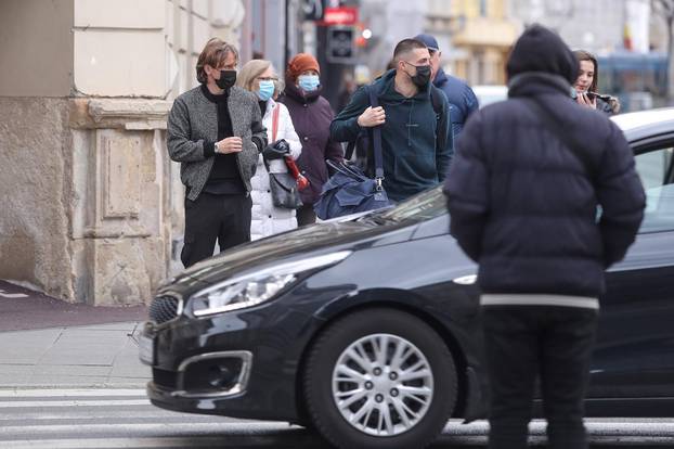 Zagreb: Okupljanje hrvatskih nogometnih reprezentativaca