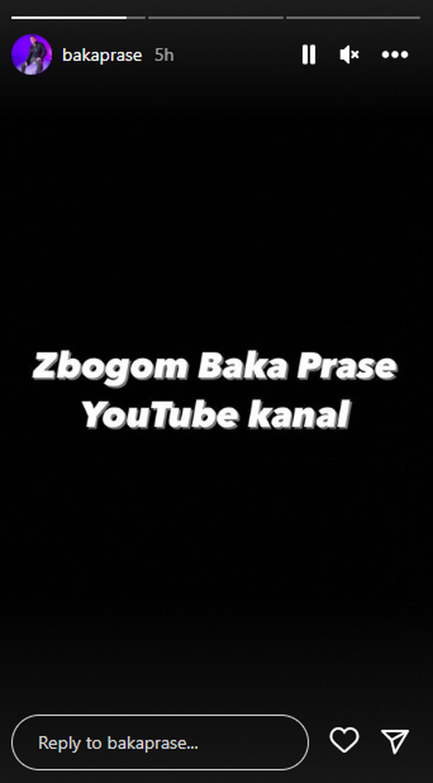 Srpski youtuber Baka Prase se oglasio nakon što su mu ugasili kanal: Ne može jadnije od toga