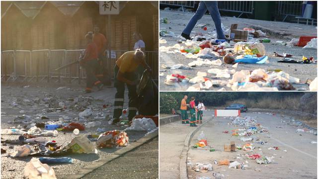 Splitske ulice prepune smeća: 'Nema što sve nismo pronašli'