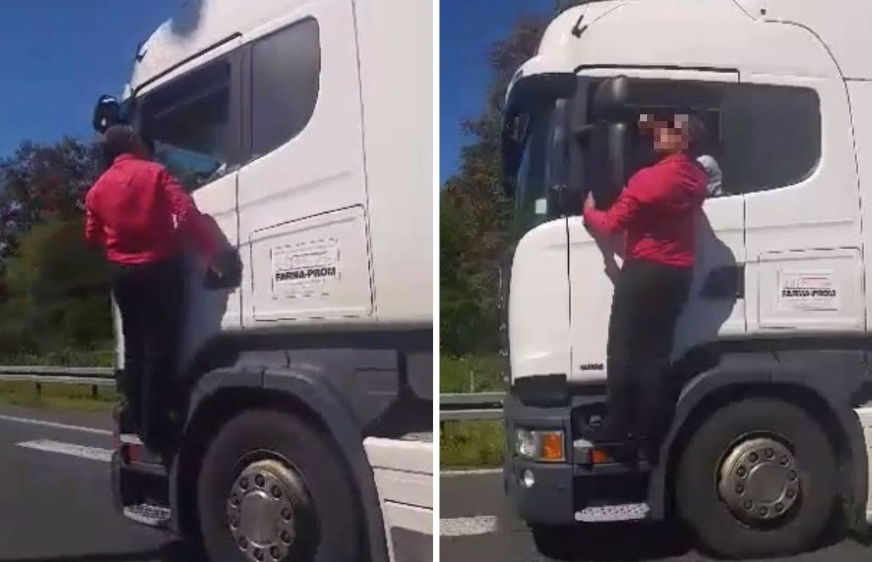 Slušaj vamo! Vozio se na A1 na kamionu i vozaču držao lekciju