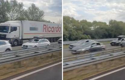 VIDEO Ogromna gužva na A3: Autom naletio na nepoznati predmet, kolona  je čak 4 km...