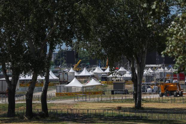 Zagreb: Radovi na hipodromu uoči koncerta Marka Perkovića Thompsona