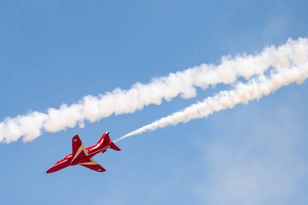 Zadar: Krila Oluje i akrobatska grupa Britanskog ratnog zrakoplovstva predstavili letačke programe