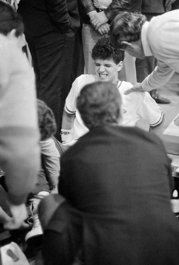 Druga utakmica finala play-offa Prvenstva Jugoslavije 1986. godine, KK Cibona - KK Zadar