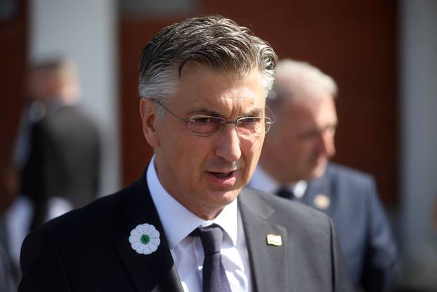 Andrej Plenković na obilježavanju 30. godišnjice genocida u Srebrenici