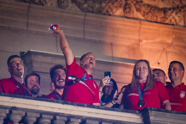 Welcoming ceremony for Serbian Olympic champions