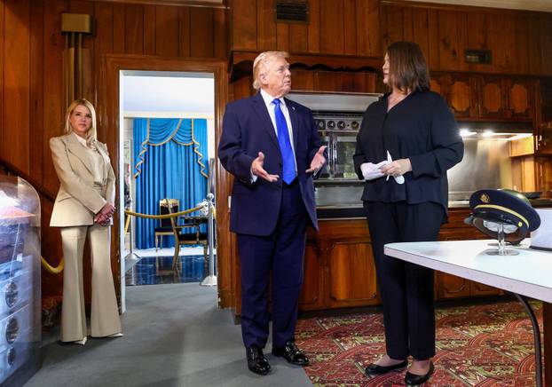 U.S. President Donald Trump visits Graceland, the home of Elvis Presley, in Memphis