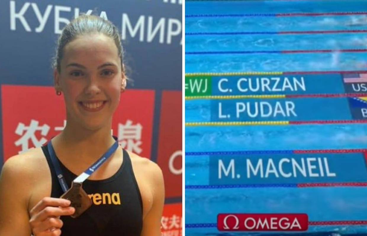 Nakon bronce u novom finalu: Lana Pudar (15) po novo odličje