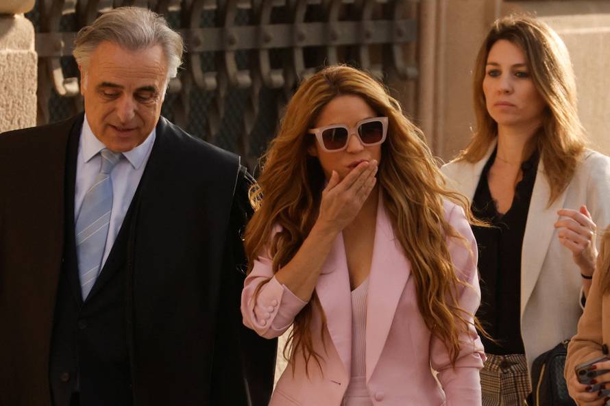 Colombian singer Shakira Mebarak testifies in court for tax fraud