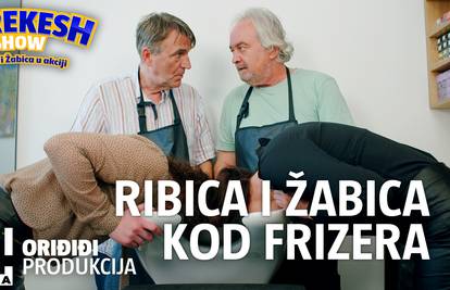 Darko i Ljubomir u ulozi frizera: 'Peremo kose u isto vrijeme jer ovdje imamo samo jedan lavor'