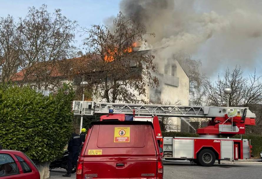 VIDEO Buktinja u Maksimiru: Zapalila se kuća, širi se crni dim