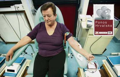 Rekorderka: Mirjana Corelli iz Rijeke krv je dala 109 puta
