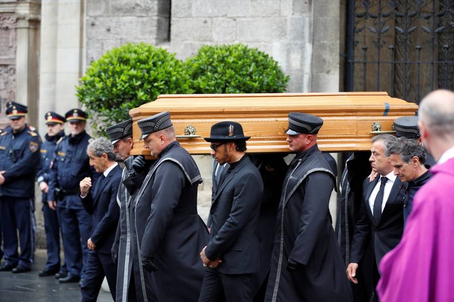Niki Lauda's funeral ceremony at St Stephen's cathedral in Vienna