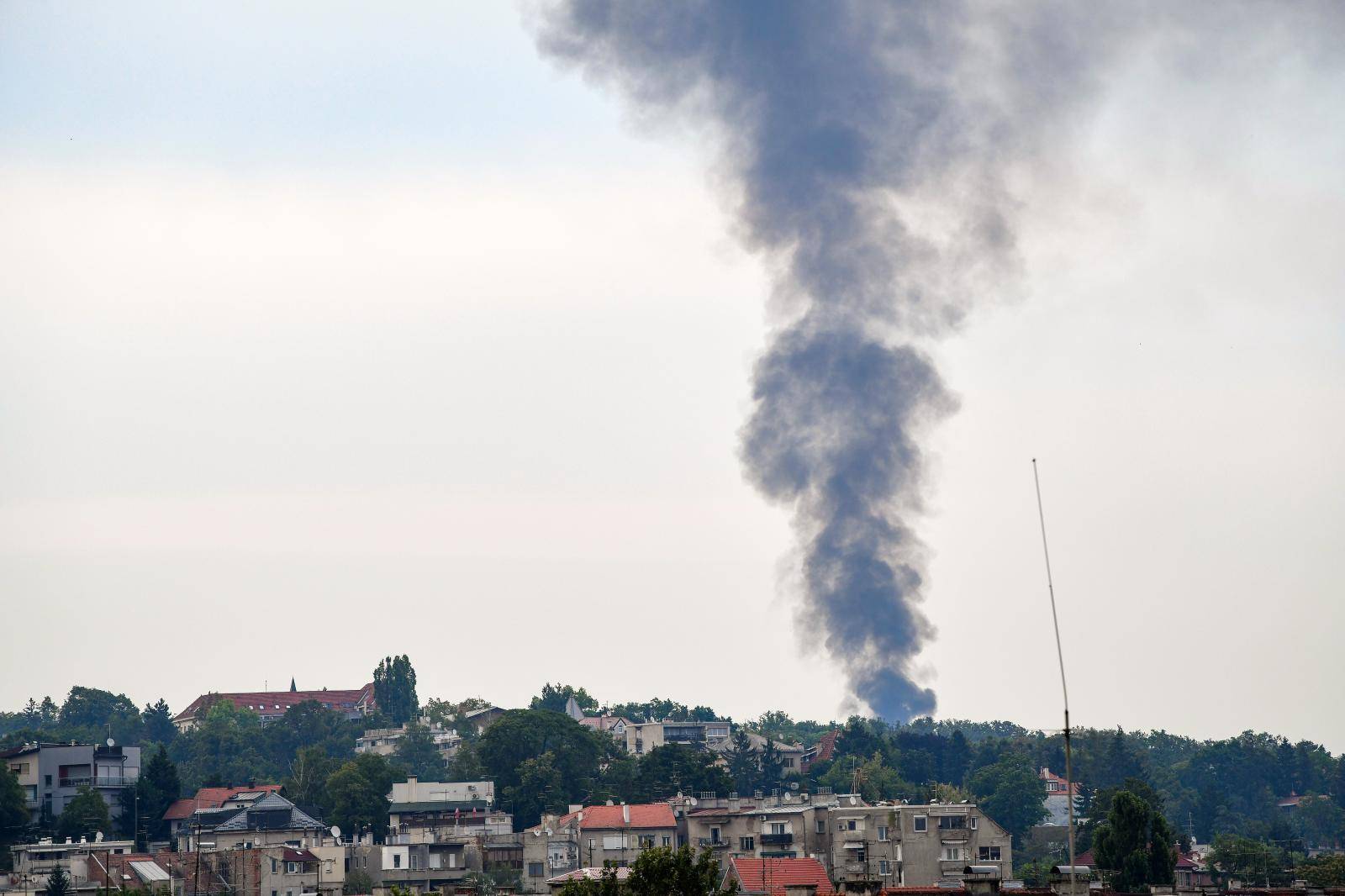 Zagreb: Pokraj mirogojskog groblja doÅ¡lo do poÅ¾ara