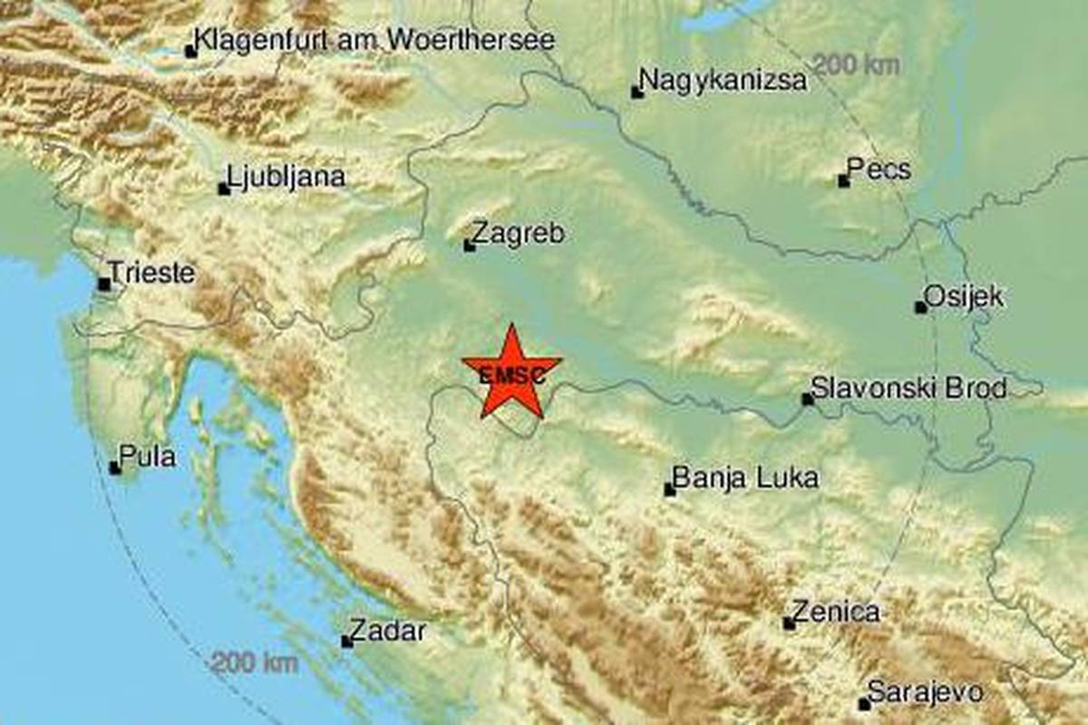 Niz potresa kod Gline, najjači od 4,2 Richtera: 'Sve se zaljuljalo'