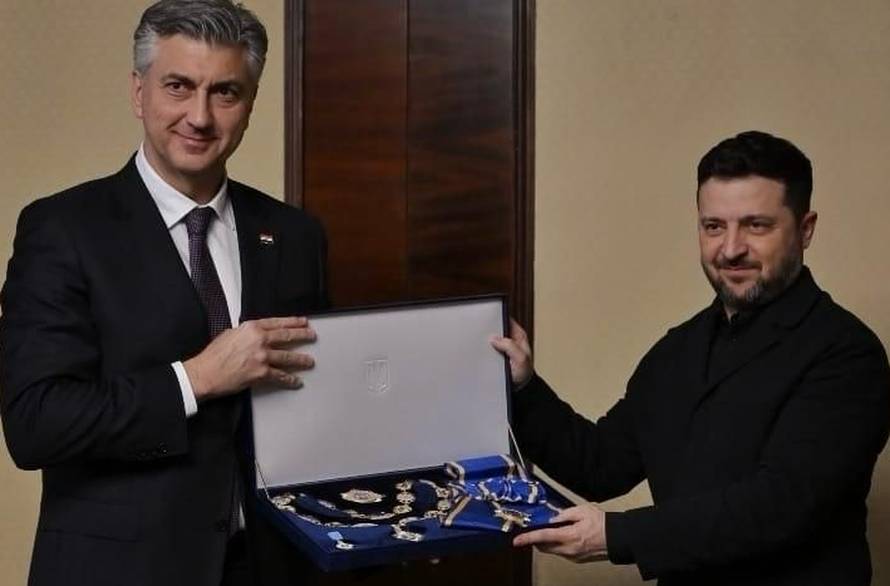Kijev odlikovao Plenkovića i Grlića Radmana: Premijer je dobio orden 'zeta Europe'...