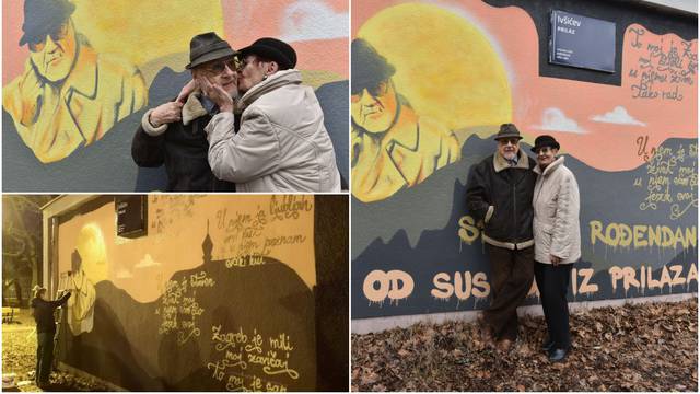 Jimmy Stanić je za 93. rođendan dobio mural: 'Iznenadili su me super susjedi. Fantastičan je!'