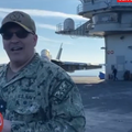 VIDEO Admiral Velez s nosača aviona USS George H.W. Bush: 'Na brodu smo svi kao obitelj'