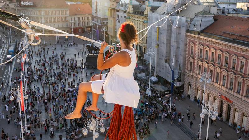 Hodala je iznad Zagreba po žici, a sada ponovila podvig